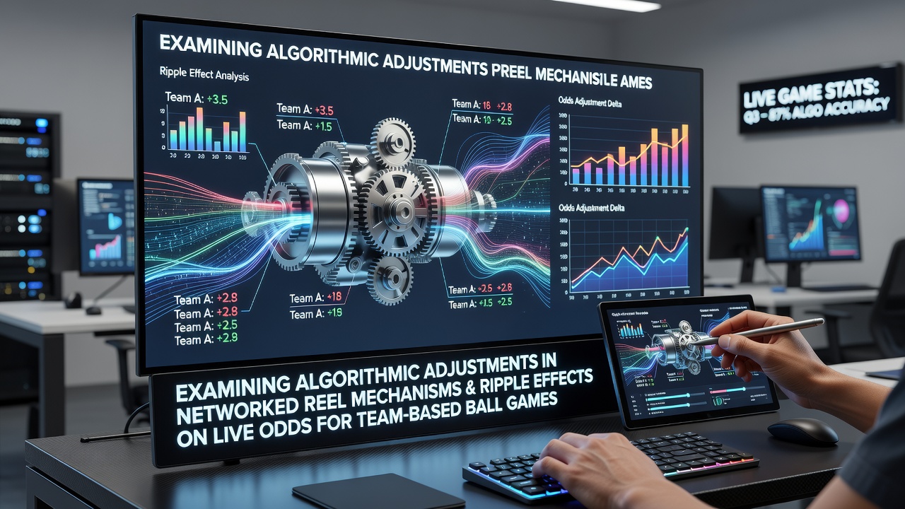 Networked slot reels displaying real-time data feeds connected to sports betting interfaces for basketball and soccer events