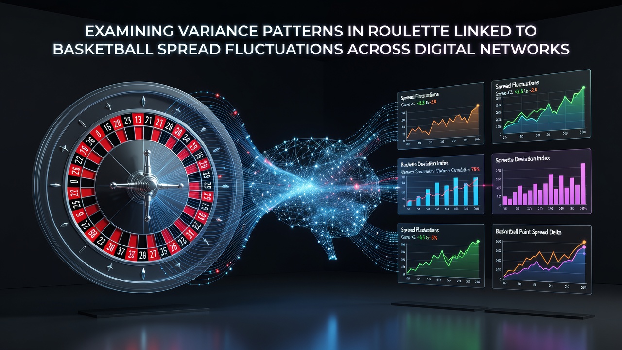 Roulette wheel and basketball betting interface displayed on digital network platforms