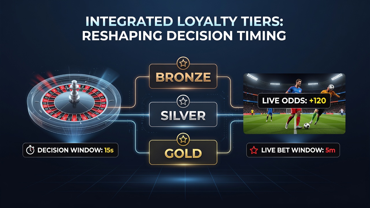 Player decision timing analysis graph for roulette and football betting